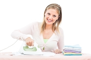 Ironing your scrubs will rid them of any lingering germs.