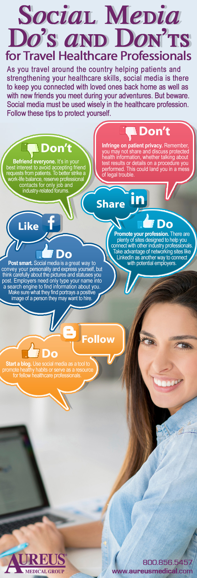 Social Media Do’s and Don’ts for Travel Healthcare Professionals