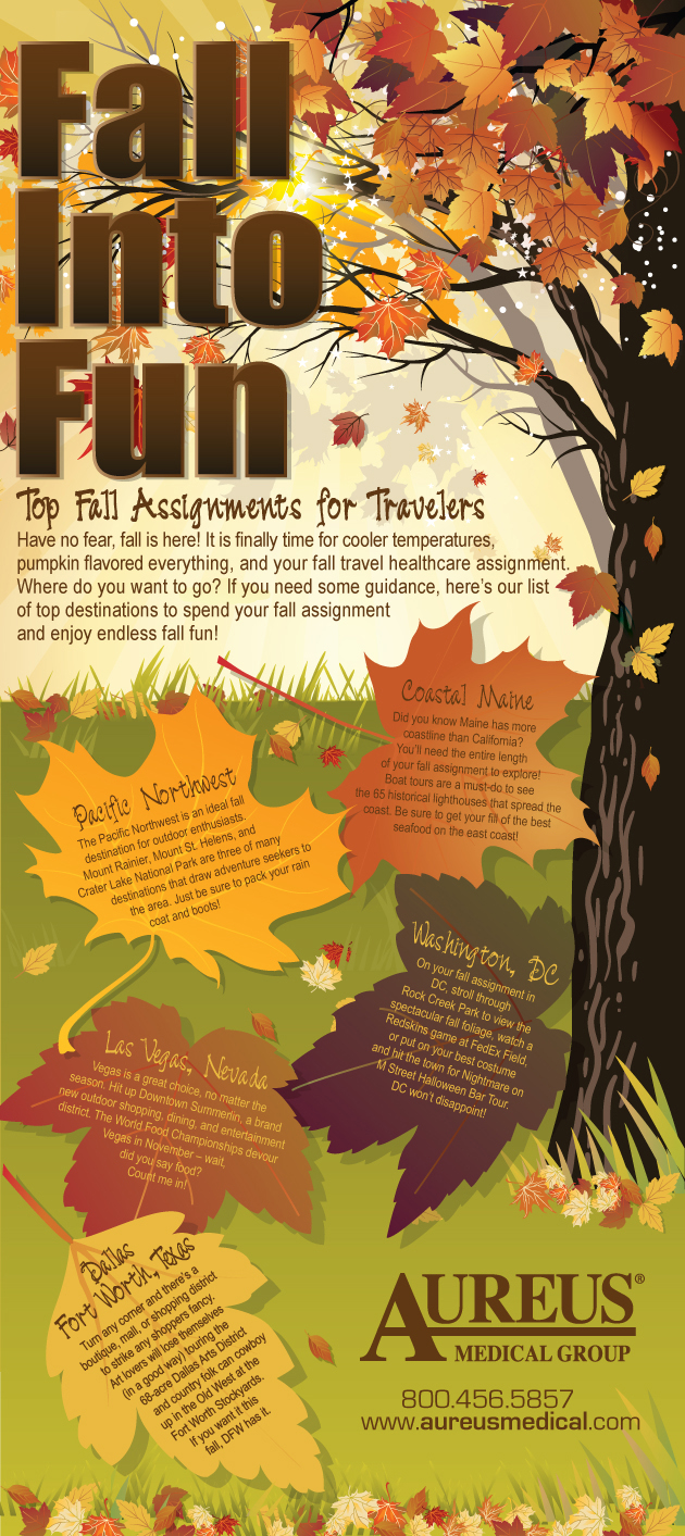 Top Fall Assignments for Travel Therapists