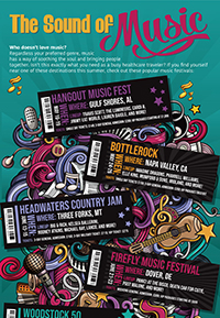 Infographic | Summer Music Festivals